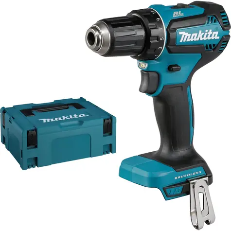 Makita DDF485ZJ / Aku bezuhlíkový šroubovák / Li-Ion LXT 18V / MAKPAC / bez aku 