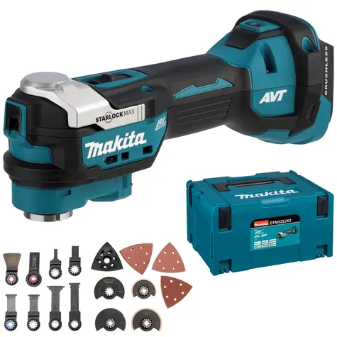Makita DTM52ZJX2 / Aku Multifunkční nástroj / 18V / bez aku / příslušenství