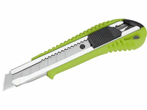 EXTOL-CRAFT Nůž ulamovací s kovovou výstuhou 18mm / Auto-lock 