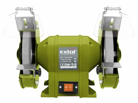 EXTOL-CRAFT Bruska stolní dvoukotoučová 350W / 200x16x 20 mm