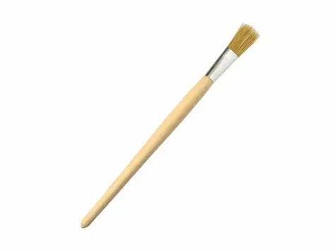 GEKO Štětec kulatý 12 mm / dřevěná rukojeť 