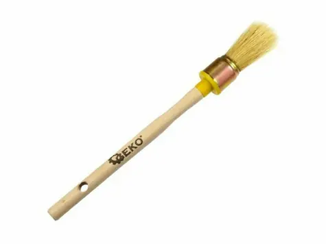 GEKO Štětec kulatý 20 mm / dřevěná rukojeť 