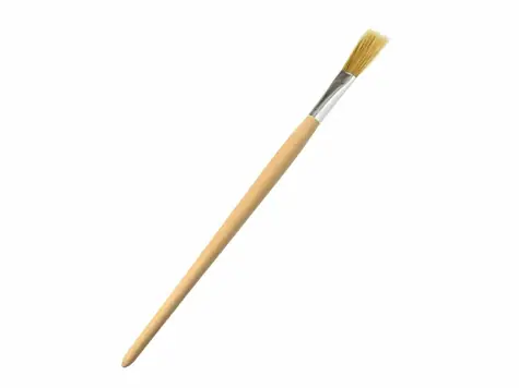 GEKO Štětec kulatý 8 mm / dřevěná rukojeť 