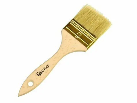 GEKO G66027 Štětec plochý 63 mm / dřevěná rukojeť 