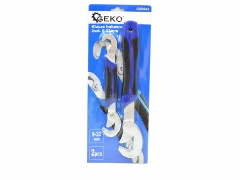 GEKO Hákové klíče 2ks / 9-32 mm 