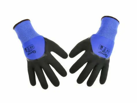 GEKO Ochranné pracovní rukavice 3/4 - pěnový latex velikost 8