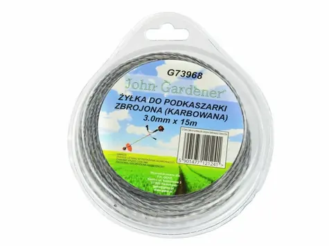 GEKO Struna do sekačky zesílená 3.0mm 15m / zvlněný profil / nylon 