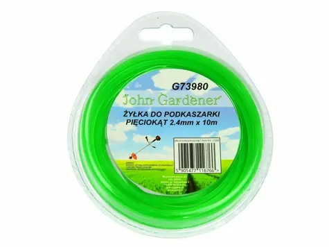 GEKO Struna do sekačky 2.4mm 10m / hvězdicový profil / nylon