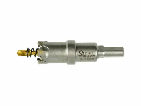 GEKO Korunkový vrták do kovu TCT 22mm