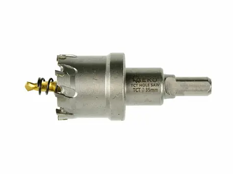 GEKO Korunkový vrták do kovu TCT 35mm