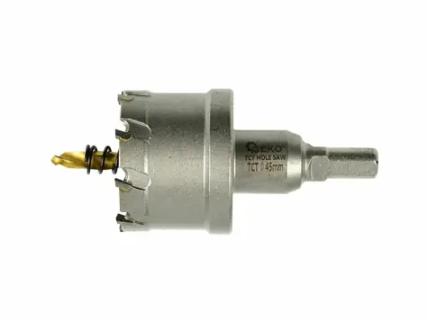 GEKO Korunkový vrták do kovu TCT 45mm