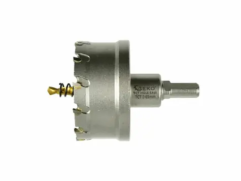 GEKO Korunkový vrták do kovu TCT 65mm