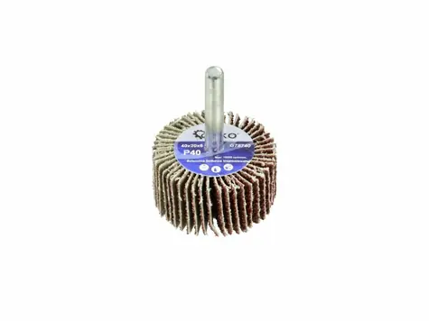GEKO G78742 / Brusný kotouč se stopkou / 40 x 20 x 6 mm / P80