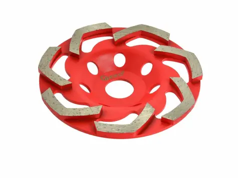 GEKO G00374 / Brusný kotouč hrnkový diamantový RED / 125 x 5 x 22.2 mm