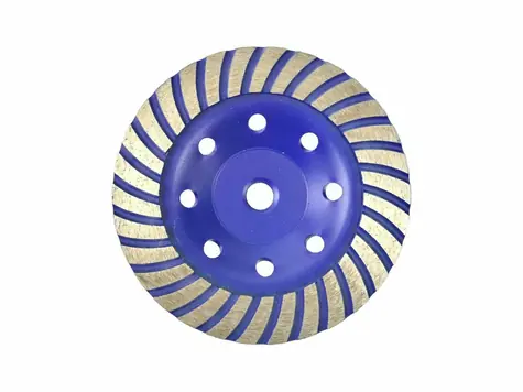 GEKO G00378 / Brusný kotouč hrnkový diamantový turbo / 125 x 5 mm / M14