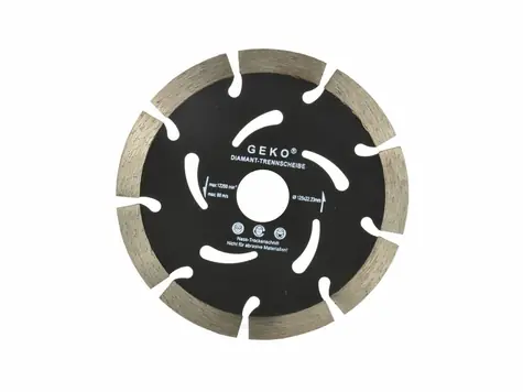 GEKO G00287 / Řezný kotouč diamantový segmentový / 125 x 10 x 22.2 mm