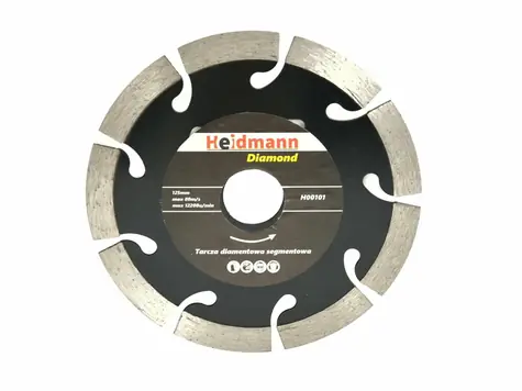 GEKO H00101 / Řezný kotouč diamantový segmentový / 125 x 10 x 22.2 mm