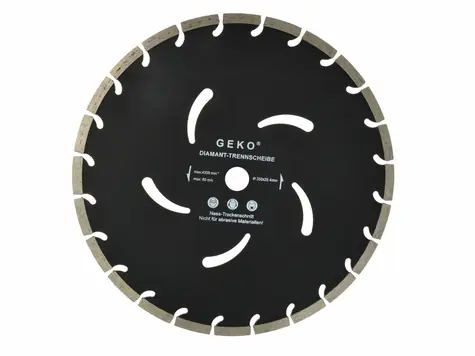 GEKO G00297 / Řezný kotouč diamantový segmentový / 350 x 10 x 25.4 mm