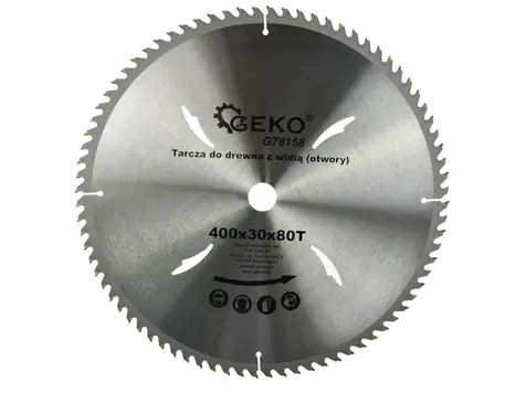 GEKO G78158 / Pilový kotouč na dřevo / 400 x 30 mm / 80T
