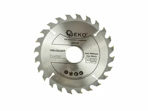 GEKO G00126 / Pilový kotouč vidiový / 160 x 32 mm / 24T