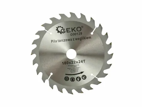 GEKO G00129 / Pilový kotouč vidiový / 180 x 22 mm / 24T
