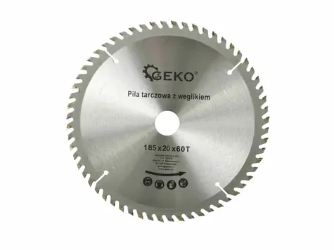GEKO G00092 / Pilový kotouč vidiový / 185 x 20 mm / 60T