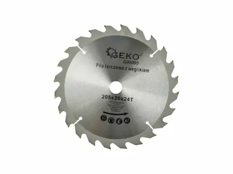 GEKO G00095 / Pilový kotouč vidiový / 205 x 20 mm / 24T