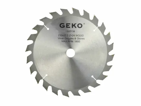 GEKO G00138 / Pilový kotouč vidiový / 230 x 22.2 mm / 24T