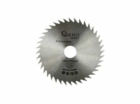 GEKO G00051 / Pilový kotouč / 125 x 22.2 mm / 40T