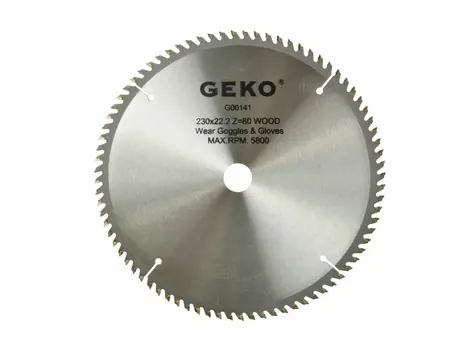 GEKO G00141 / Pilový kotouč / 230 x 22.2 mm / 80T