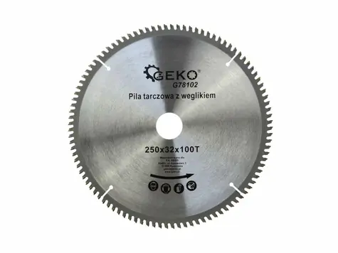 GEKO G78102 / Řezný kotouč na hliník / 250 x 32 mm / 100T