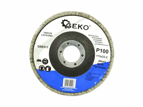 GEKO G00311 / Lamelový kotouč / 115 x 22.2 mm / P100