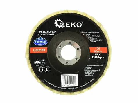 GEKO G00386 / Lamelový kotouč překládaný / 125 x 22.2 mm