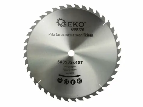 GEKO G00170 / Pilový kotouč na dřevo / 500 x 32 mm / 40T