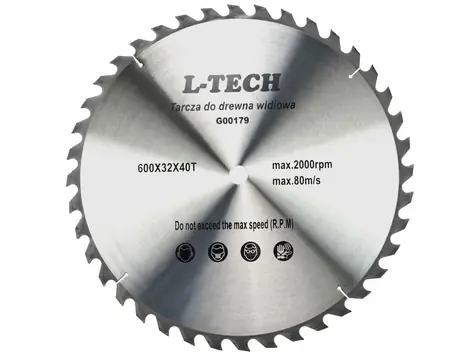 GEKO G00179 / Pilový kotouč na dřevo / 600 x 32 mm / 40T