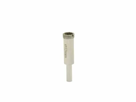 GEKO G65012 / Diamantový jádrový vrták na dlaždice / průměr 12 mm / kulatá stopka