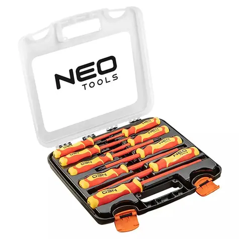 NEO TOOLS 04-142 Sada 9ks izolovaných šroubováků / VDE 1000V