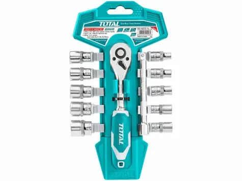 TOTAL-TOOLS industrial Hlavice nástrčné 1/4