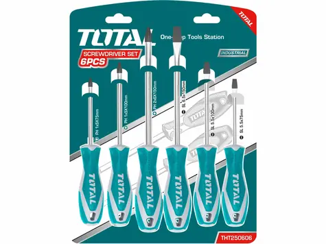 TOTAL-TOOLS industrial Šroubováky sada 6ks / CrV