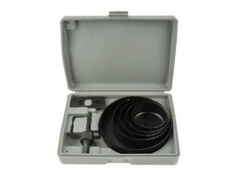 GEKO G30003 Vrtáky vykružovací korunkové do dřeva sada 8ks / 64-127mm