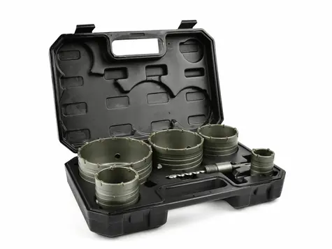 GEKO Korunkové vrtáky do betonu SDS PLUS 40-125mm sada 6ks