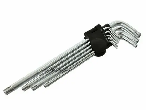 GEKO L-klíče TORX T15-T55 260mm sada 9ks