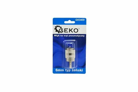 GEKO Nástavec pro pneumatickou hadici 6 mm samice 