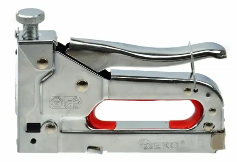 GEKO G01331 Pistole sponkovací / regulace síly / spony 4-14mm 