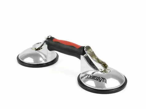 GEKO Přísavka na sklo a obklady hliníková 2x125mm