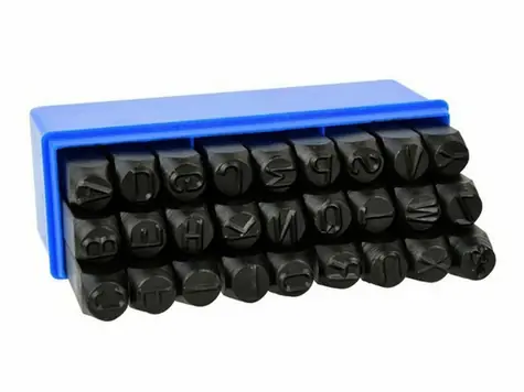 GEKO Razidla písmenková 10 mm 27 ks 