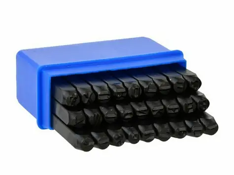GEKO Razidla písmenková 5 mm 27 písmen 