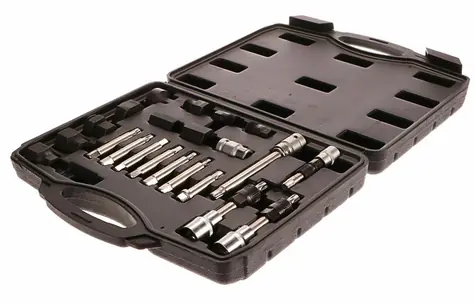 GEKO Sada bitů hex a hvězdy 1/2” pro alternátor 22 ks 