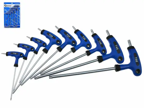 GEKO G30587 Sada klíčů Torx typ T 9ks 