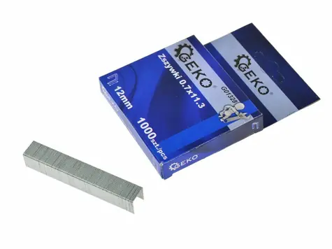 GEKO Sponky do sešívačky 0.7x11.3 12mm 1000 ks 